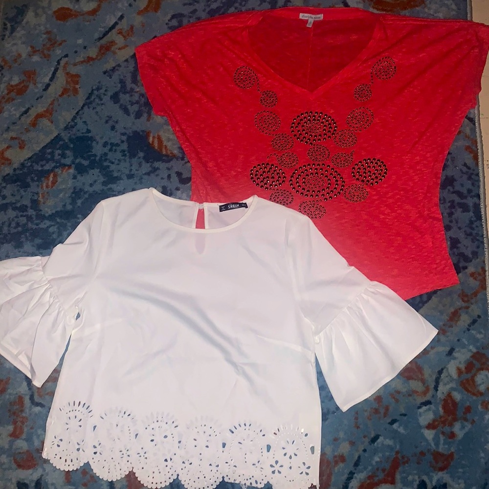 Two ladies shirts excellent condition